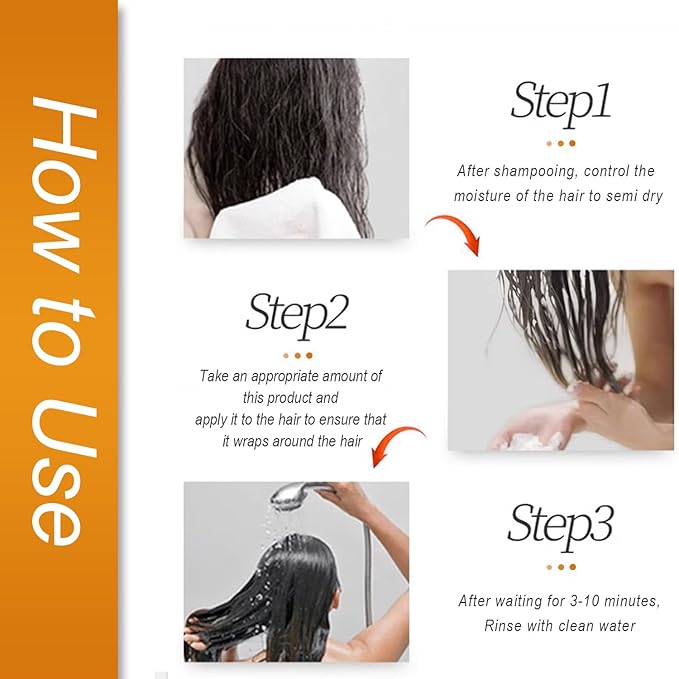 Hair Mask Deep Treatment Conditioner Collagen Protein Argan Oil Biotin Repair For Dry Damaged Frizzy Curly All Hair Types(16.9 Fl Oz/500ml) (collagen)-Velvo Beauty