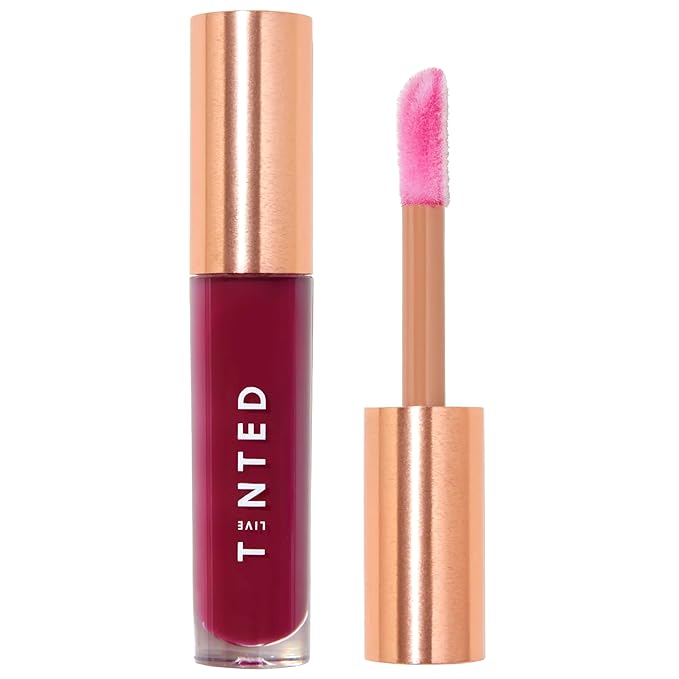 Live Tinted Softgloss Juicy Lip Gloss For Women – Hydrating Non-Sticky Lip Gloss with Hyaluronic Acid, Coconut Oil & Shea Butter – Sheer, Juicy Shine – Raspberry Rose .88 Oz-Velvo Beauty