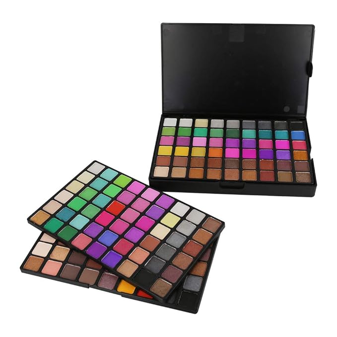 162 Colors Hightlight Eyeshadow Palette Makeup Gift Set, FantasyDay Professional Long Lasting Waterproof Matte Highly Pigments Shiny Shimmers Glitter Makeup Palette Colorful Cosmetic Eye Shadow Pallet-Velvo Beauty