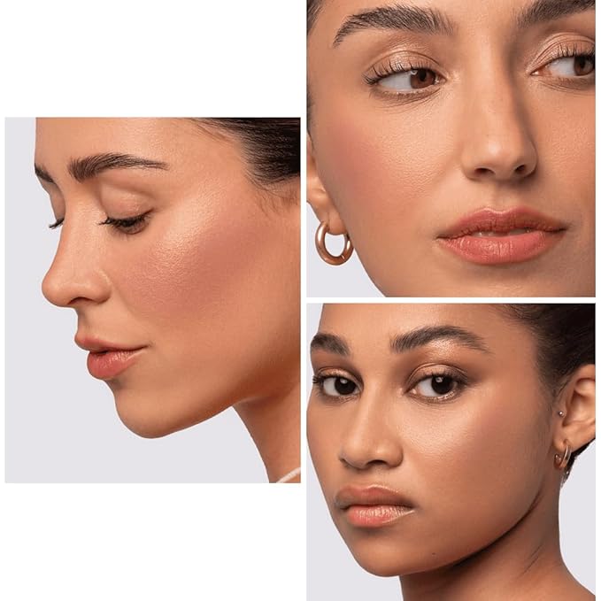 Makeup Powder Blush for cheeks | "Summer Rain" | 4g / 0.141oz | Cruelty-Free, Vegan, Clean Beauty | Buildable & Blendable for Natural, Healthy Glow | Coral, Peach & Golden Hues-Velvo Beauty