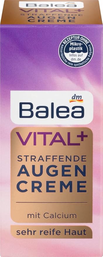 Balea Eye cream VITAL + Firming Eye Cream, 15 ml (Age: +50)-Velvo Beauty