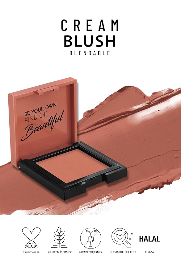 Pastel Cream Blush 42 | Pink | Fresh | Healthy & Natural Look | Ligh Weighted Formula | Sebum Control Richly Pigmented | Easily Blendable | Long Lasting | Semi Matte | 0.18 oz.-Velvo Beauty