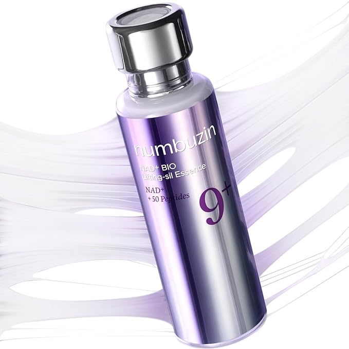 numbuzin No.9 Essence | NAD+ BIO Lifting-sil Essence | Lifting, Firming, Wrinkles, Fine Lines, Elasticity | Peptides, NAD+ | Serum for Aging, Dull Skin | 1.69 fl. oz.-Velvo Beauty