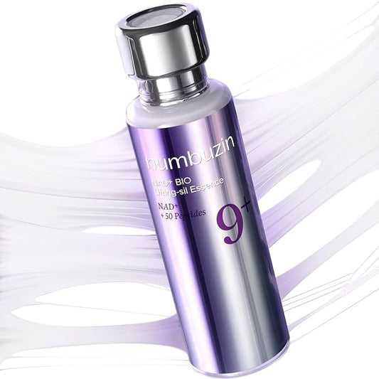 numbuzin No.9 Essence | NAD+ BIO Lifting-sil Essence | Lifting, Firming, Wrinkles, Fine Lines, Elasticity | Peptides, NAD+ | Serum for Aging, Dull Skin | 1.69 fl. oz.-Velvo Beauty