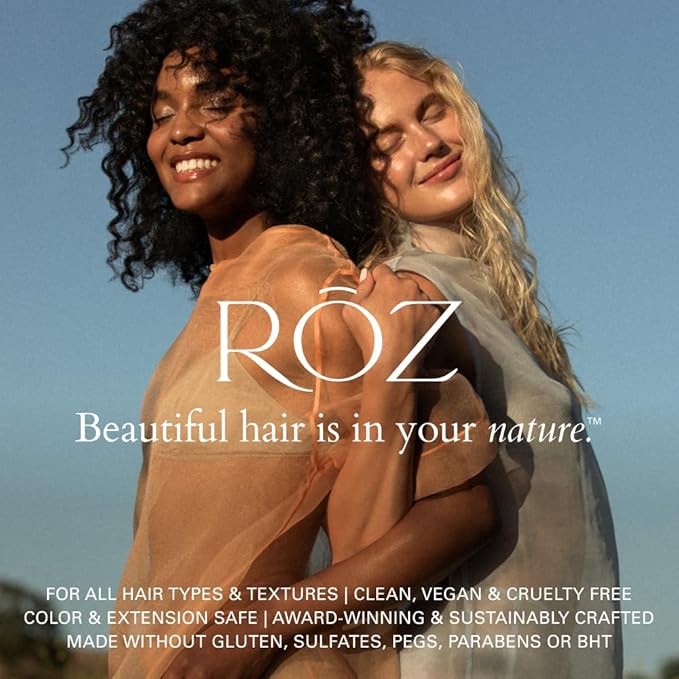 RŌZ Foundation Shampoo For All Hair Types & Textures | Hydrating, Balancing & Cleansing For Healthy Hair| Vegan, Color-Safe, Free of Silicone, Paraben, SLS | Strengthens & Nourishes 10.1 oz/300 mL-Velvo Beauty