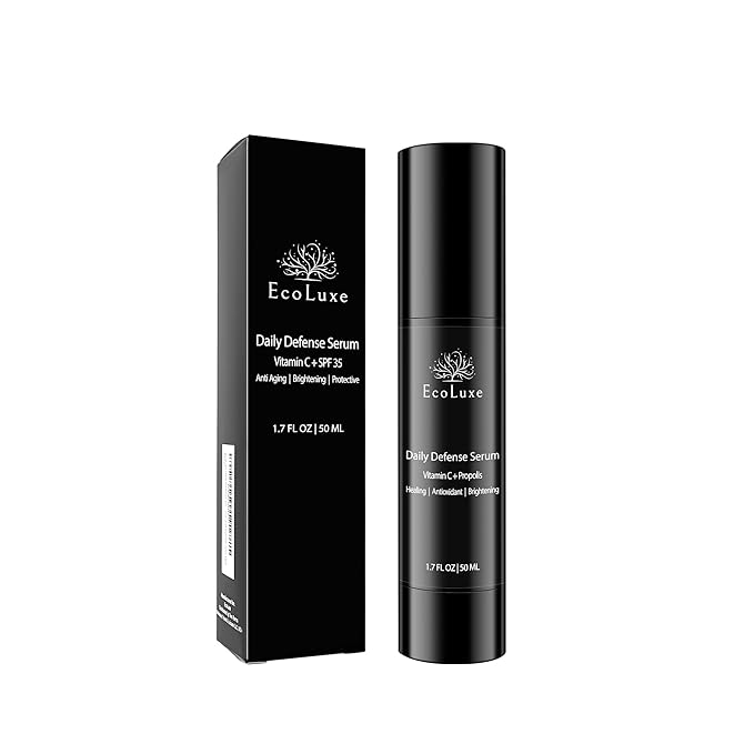 Vitamin C & Propolis Serum – Daily Defense Brightening & Hydrating Antioxidant Face Serum for Sensitive Skin & Even Tone-Velvo Beauty