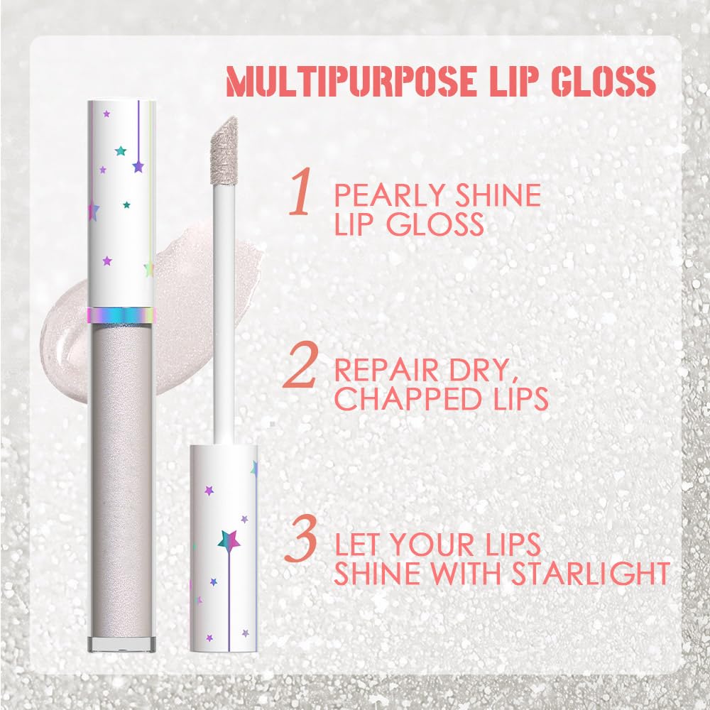 evpct 1Pcs Silver White Metallic Glitter iridescent Liquid Lipstick for Women Long Lasting Waterproof 24, Gray Silver frosted Metallic Glitter Shimmer Chrome Lipsticks Lip Gloss Stains Makeup Set, 11-Velvo Beauty