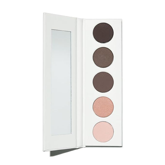 Well People Power Palette Eyeshadow, Five Long-wear, Hyper-pigmented Matte & Shimmer Shades For Intense Color, Vegan & Cruelty-free, Violet-Velvo Beauty