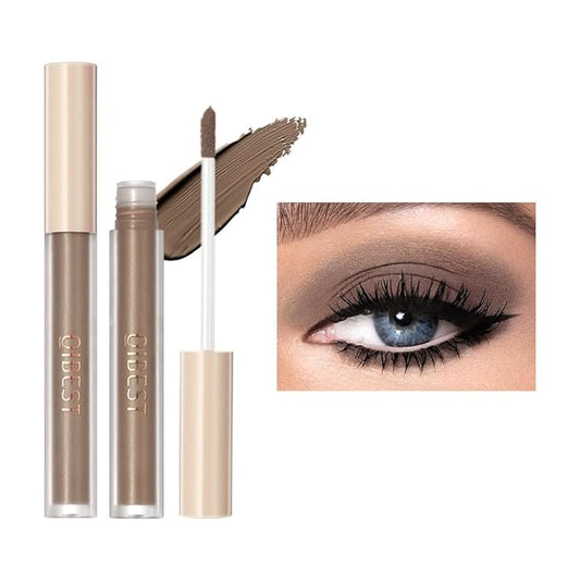 Eyeshadow liquid Matte Long Lasting High-pigmented Eyeshadow Gel Eye Makeup (Matte Dark Brown-Velvo Beauty