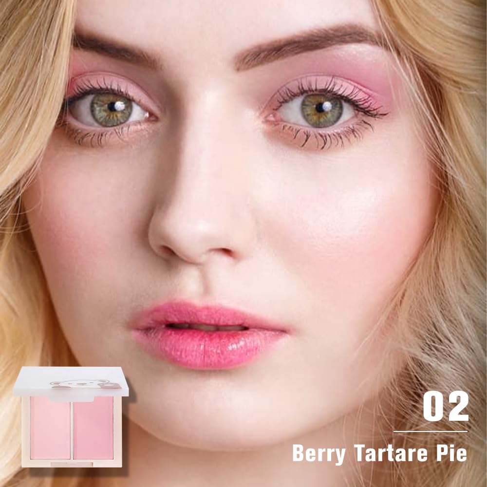 AMY'S DIARY Matte Eyeshadow, Lavender Pink Eyeshadow, Ultra-fine Lightweight Powder, Multiuse Blendable Eye shadow and Blush Makeup, Daily Matte Warm Tone Eyes Makeup, Half Pink (02#)-Velvo Beauty