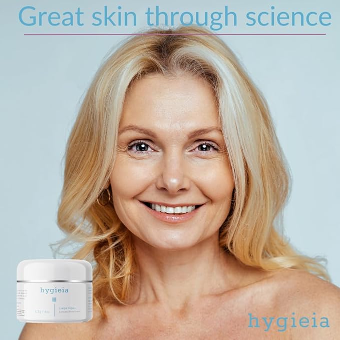 Hygieia Crepey Skin Liposomal Repair Cream – Anti-Aging Crepe Corrector Lotion for Loose Skin (Arms, Neck & Body) & Wrinkles – Retinol & Hyaluronic Acid Firming Cream with Idebenone – Made in USA, 4oz-Velvo Beauty
