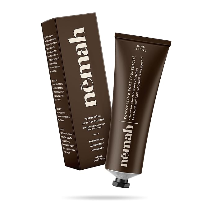Nemah - C section scar treatment Cream, Natural Scar Cream for Healing Postpartum Scar, Blemishes & acne scar treatment, egan Scar Removal Cream with Marine Actives, Mushroom Extract, and More, 30 g-Velvo Beauty
