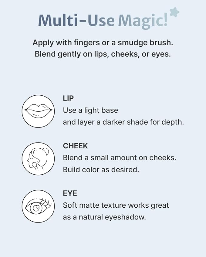DEARMAY Pure Falling Mood Lip Pot No. 07 Endless Replay 0.23 Oz. Vegan Lip Stain Lip & Cheek Multi-Use Tint With Hydrating Formula for Smooth Soft Blend Without Dryness or Fine Lines, Korean Makeup-Velvo Beauty
