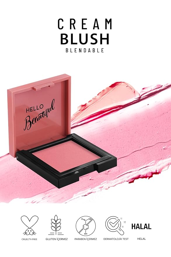 Pastel Cream Blush 41 | Pink | Fresh | Healthy & Natural Look | Ligh Weighted Formula | Sebum Control Richly Pigmented | Easily Blendable | Long Lasting | Semi Matte | 0.18 oz.-Velvo Beauty
