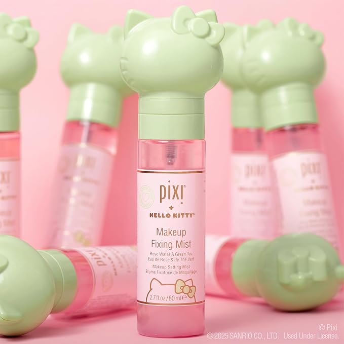 Pixi + Hello Kitty Makeup Fixing Mist |Lightweight Setting Spray | 80 ml / 2.7 fl oz-Velvo Beauty