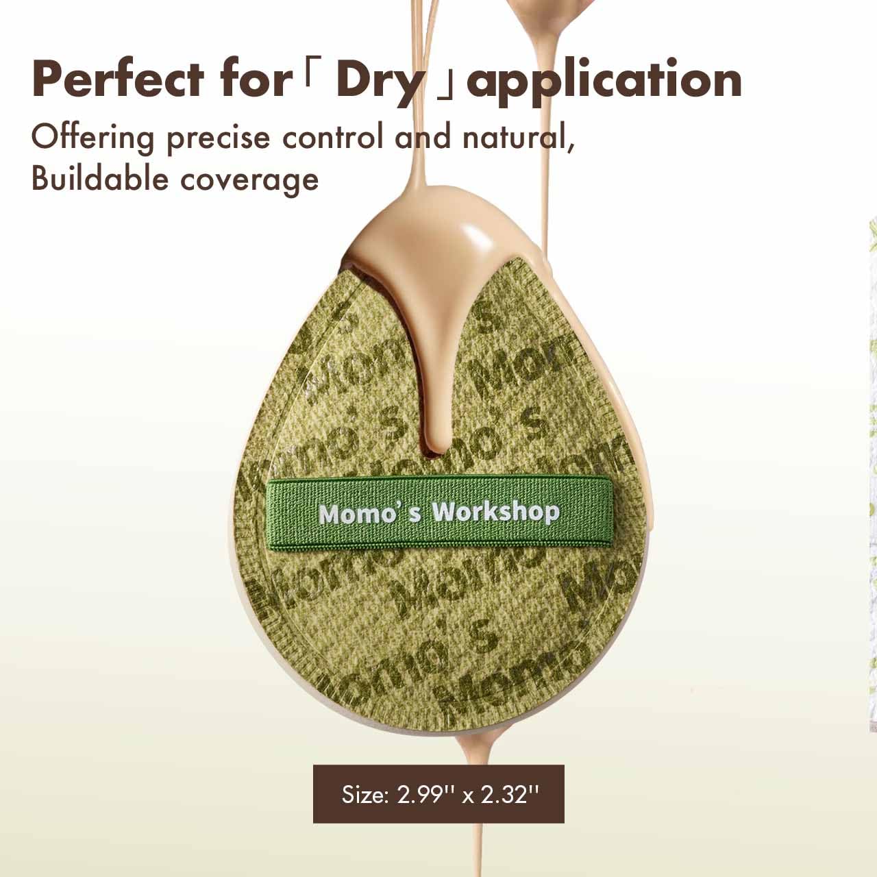 Light Green Denim Makeup Sponges,Super Soft Blenders Sponge for Full Coverage Foundation,Perfect for Oily Skin & Longwear Makeup,Travel Friendly&Reusable,2pcs Puffs &Storage Case-Velvo Beauty