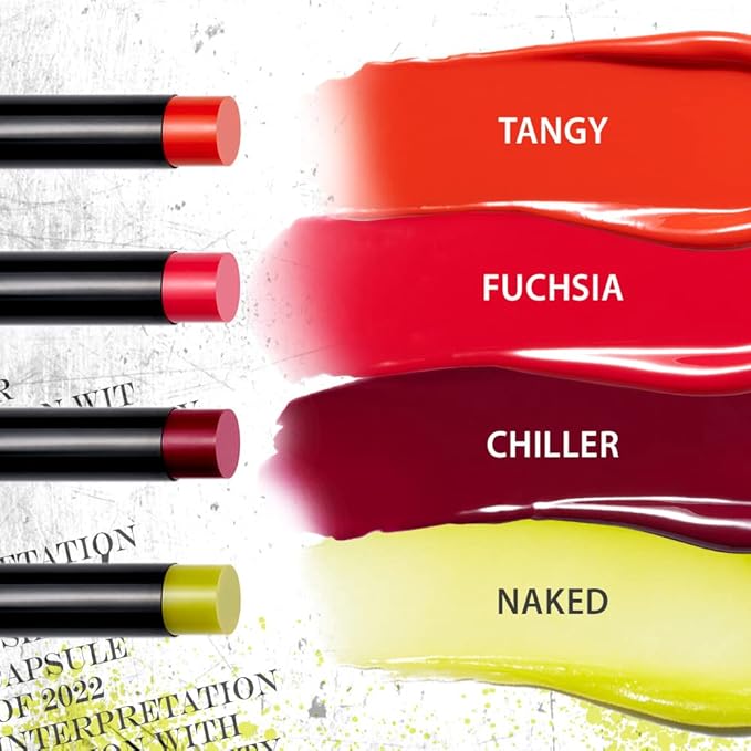 Espoir Dirty Neon vegan shine lipstick #6 Tangy (4.5g) | Wearable Shine Neon with Bright Acid Color Lip Stick | a Moist and Soft, Long Lasting Lipstick | Korean Makeup-Velvo Beauty