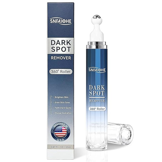 Dark Spot Remover for Face and Body - Dark Spot Advanced Corrector Serum for Melasma, Age Spots, Freckles & Sun Spots, with 360° Roller for All Skin Types-Velvo Beauty