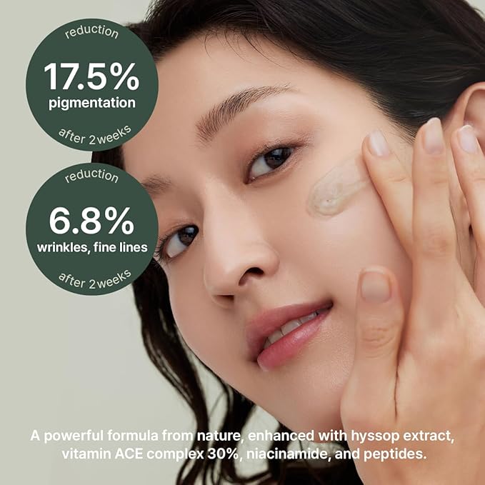 Glow Hyssop Overnight Face Mask Serum - hydrating & Anti-Aging Serum for younger looking Korean Glass Skin, 30% Vitamin A, C, E, 10% Niacinamide, Peptide-Velvo Beauty