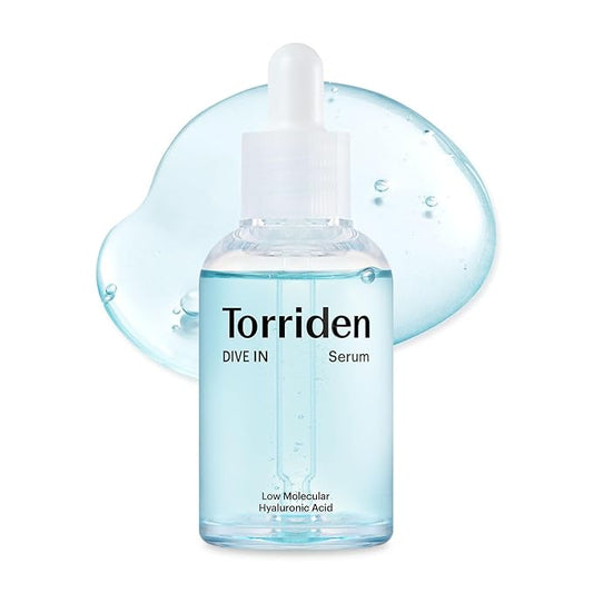 Torriden DIVE IN Hyaluronic Acid Serum 50ml (1.69 fl.oz.) | Deep Hydration to Get Glow Skin | Hyaluronic Acid, Panthenol, Allantoin | Korean Facial Serum-Velvo Beauty