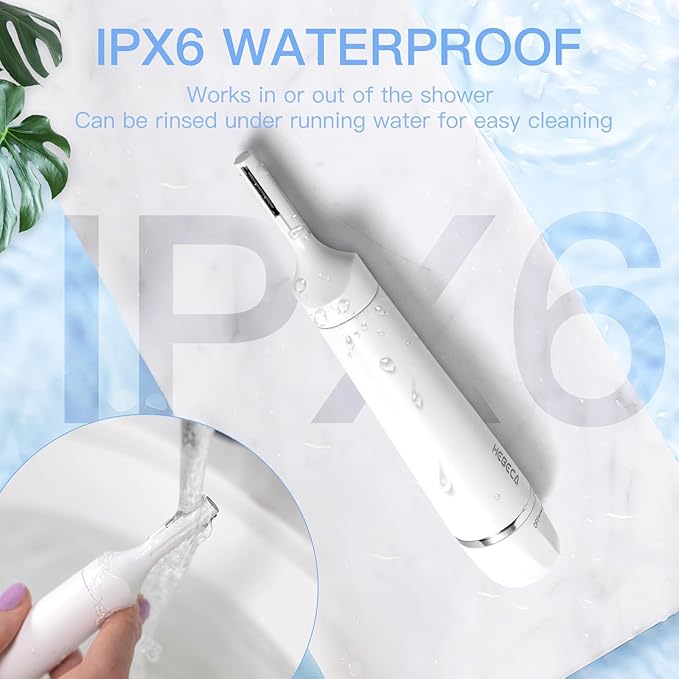 Nose Hair Trimmer for Women and Men, 3-in-1 Electric Facial Hair Removal Rechargeable Portble Waterproof Face Shaver Razor for Nose Ear Eyebrow Peach-Fuzz Lips Chin FT3001-Velvo Beauty