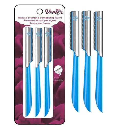 Womens Facial Hair Razor For Face Peach Fuzz Removal Shaver Dermaplaning Tool Sensitive Skin Trimmer Fine Hair Eyebrow Razors Dermaplane Exfoliating-Velvo Beauty