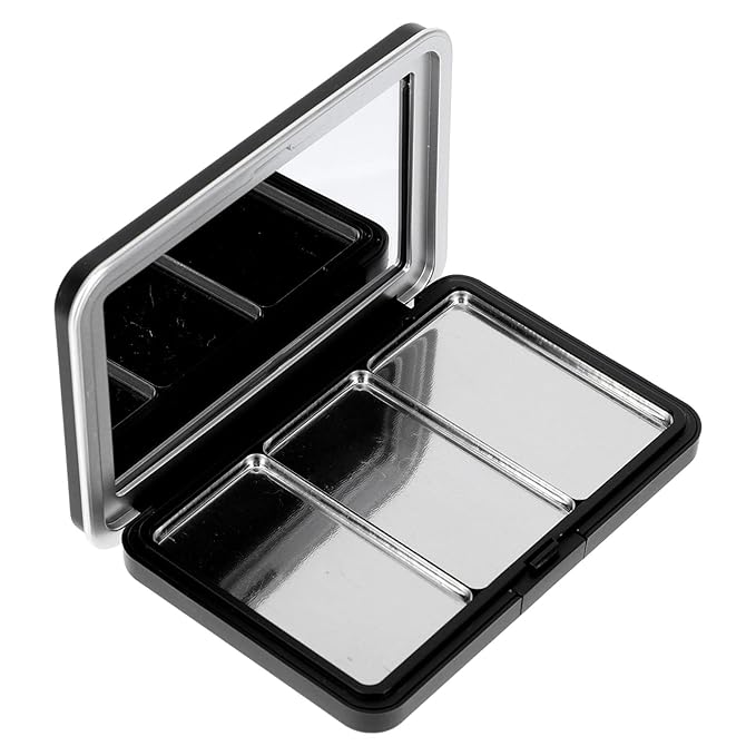 Luxshiny Makeup Case Organizer Empty Eyeshadow Box Empty Eyeshadow Pans Refillable Makeup Container Case For Eyeshadow Powder Blush Lipstick Highlight Makeup Palettes Makeup Samples-Velvo Beauty