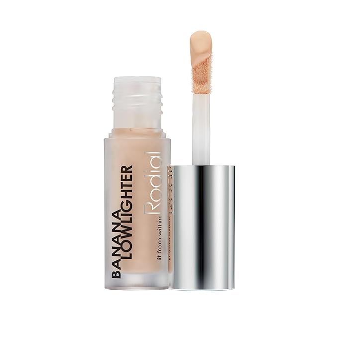 Rodial Banana Lowlighter 0.05 fl oz, Travel Size Liquid Colour Concealer with Yellow Undertone, Face Concealer, Non-Shimmer Finish, Hydrating Formula with Hyaluronic Acid, Vitamin E and Caffeine-Velvo Beauty