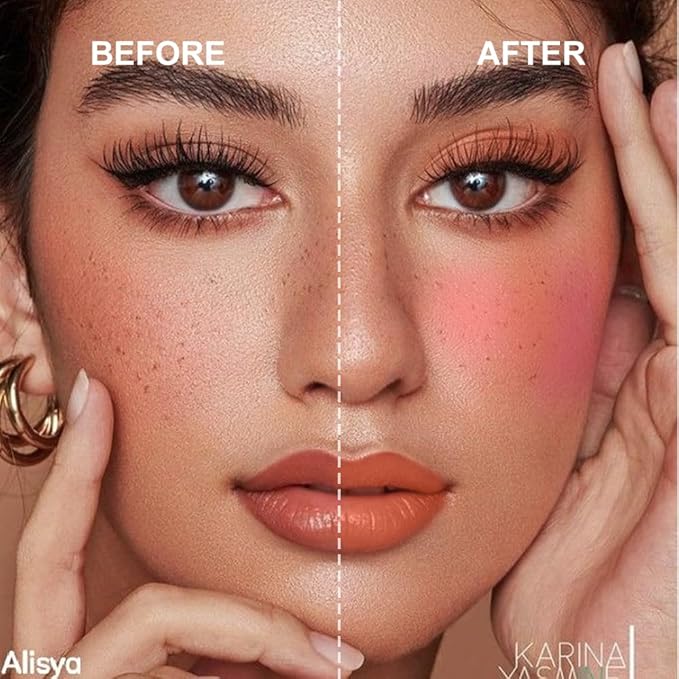 3 Pcs Multi-Use Makeup Cream Blush Stick Set, Unidollssbeauty 3-in-1 Buildable Blush Stick Set, Hydrating formula, All day wear, Easy Application with a Random Accessory Included(01,03,04)-Velvo Beauty