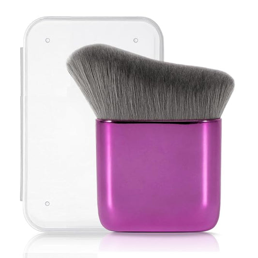 Yoseng Self Tanner Brush for Body & Face - Kabuki Makeup Brush for Self-Tanner,Tanning Mousse,Foundation & Bronzer | Streak-Free Application,Professional Tanning & Body Makeup Tool (Small)-Velvo Beauty