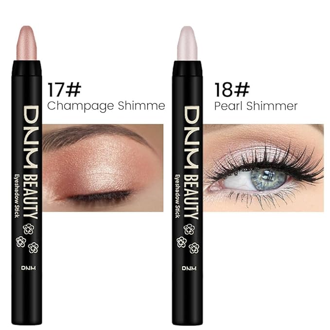 evpct 2Pcs Cream Eyeshadow Sticks Set for Eyes Waterproof, Taupe Shimmer & Bronze Shimmer Matte Eye shadow Stick Pencil Pen Bulk sombras en crema para ojos 19+20-Velvo Beauty