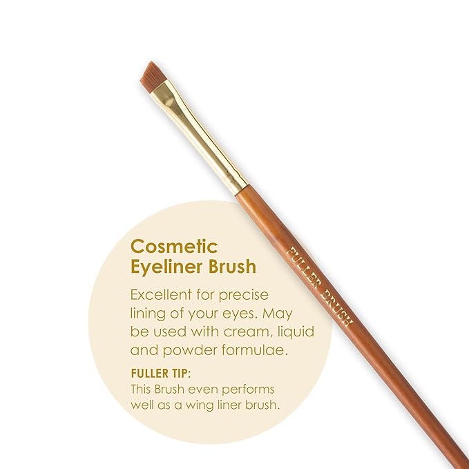 Fuller Cosmetic Eyeliner Brush-Velvo Beauty