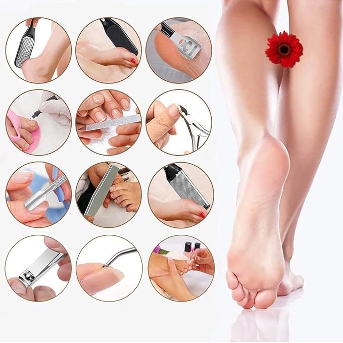 Electric Callus Remover for Feet - with Larger Grinding Head, Portable Pedicure Kit Foot File Callus Remover, Rechargeable Waterproof Foot File for Foot Care Deadskin Remover LCD Display-Black-Velvo Beauty