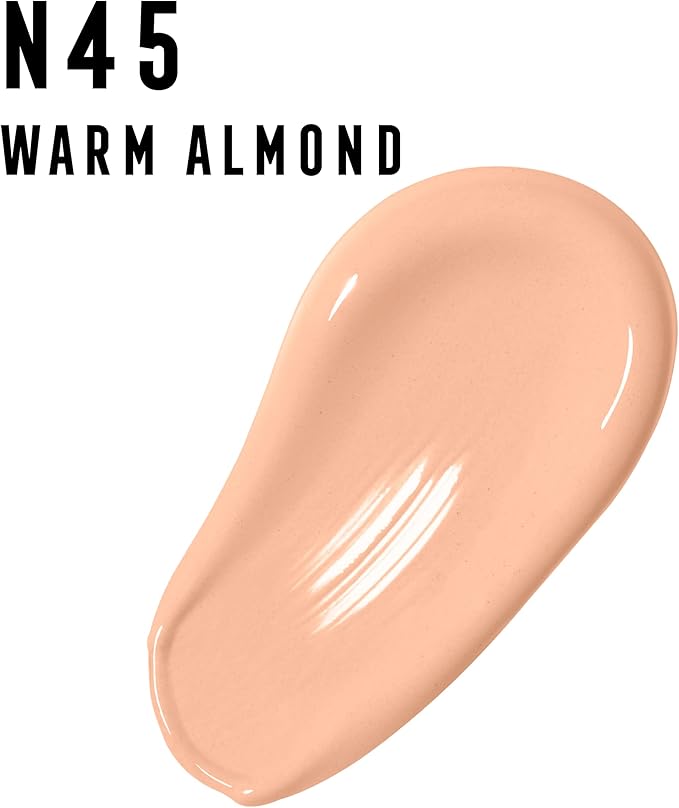 Max Factor Facefinity All Day Flawless 3 In 1 Foundation SPF 20, No. 45 Warm Almond-Velvo Beauty