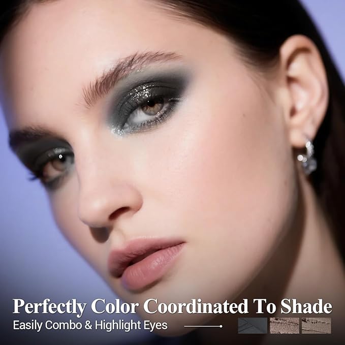 6PCS Neutral Eyeshadow Stick Makeup Set, Matte Cream Eye Shadow Eyeliner Brightener Pencil Crayon - B3 Iced Oat-Velvo Beauty