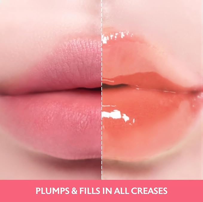 MILKTOUCH Jelly Lip Glow Tint - Hydrating Lip Gloss with Long-Lasting Moisture, Lip Stain, Lightweight, Radiant Shine, Perfect for Daily Use, Valentines Gifts, Korean Lip Oil (01 New Peach Bear)-Velvo Beauty