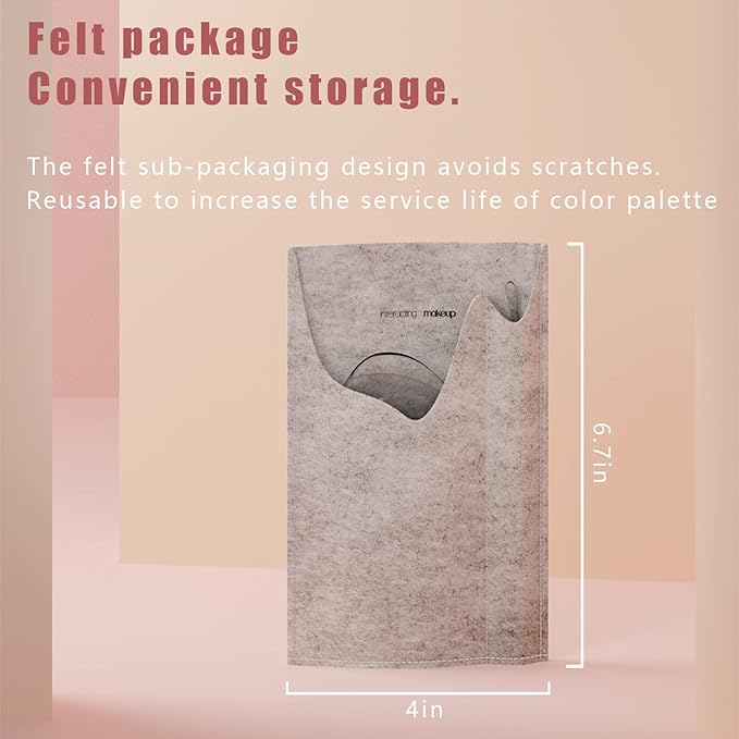 Color Palette can be 180 Degrees fold to Receive Liquid Base Makeup Color Palette Transparent Acrylic Powder Chassis Palette Nail Eyeshadow Eyelash Professional Makeup Color Palette-Velvo Beauty