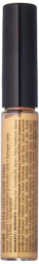 NYX Professional Makeup Away We Glow Liquid Highlighter, Golden Hour, 0.22 Fluid Ounce-Velvo Beauty