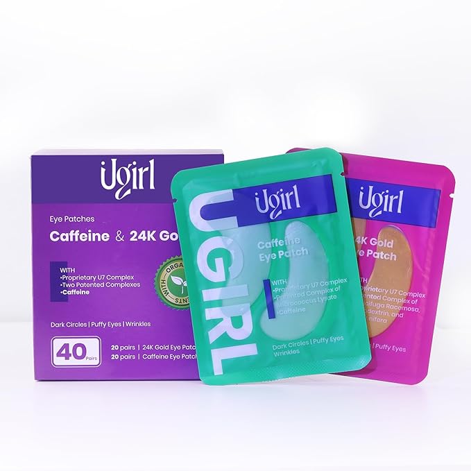 Under Eye Patches - Eye Masks for Puffy Eyes - Under Eye Patches for Dark Circles - Reduce Under Eye Bags and Smooth Wrinkles - Suitable for Any Skin Care Routine-Velvo Beauty