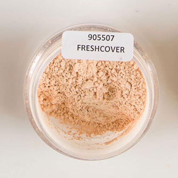 Mineral Powder Foundation, with puff, Freshcover, 6 Gram-Velvo Beauty