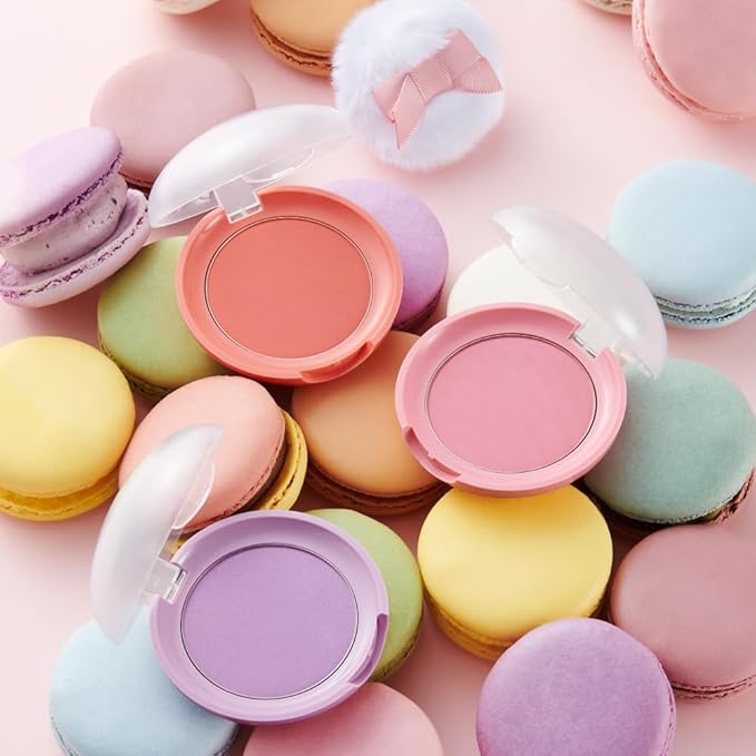 ETUDE Lovely Cookie Blusher #PK002 Grapefruit Jelly 4g | Glowing & Natural Powder Blush with Long-Lasting Sebum Control | Easy Application | Puffy Cushion for a Lovely Makeup Look-Velvo Beauty