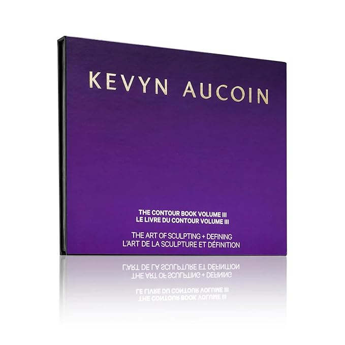 Kevyn Aucoin The Contour Book, The Art of Sculpting & Defining Volume 3: Makeup artist palette. Defines facial features. Eyes, cheekbone, nose & jawline. Highlighters to glow. All skin tones & shapes.-Velvo Beauty