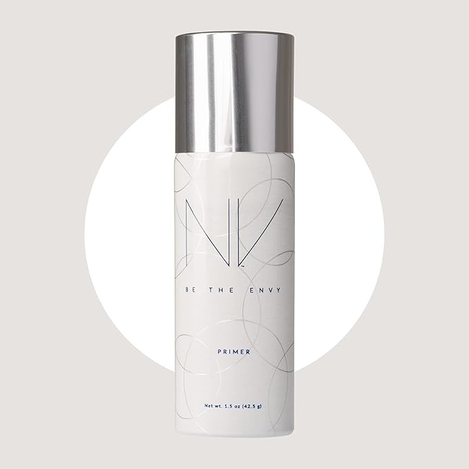 NV Perfecting Fine Mist Primer Buildable Coverage Professional Airbrush Makeup with Plant-based Stem Cell Polypeptides, Vitamins A, D, E and Aloe, 1.5 ounces, PRIMER-Velvo Beauty