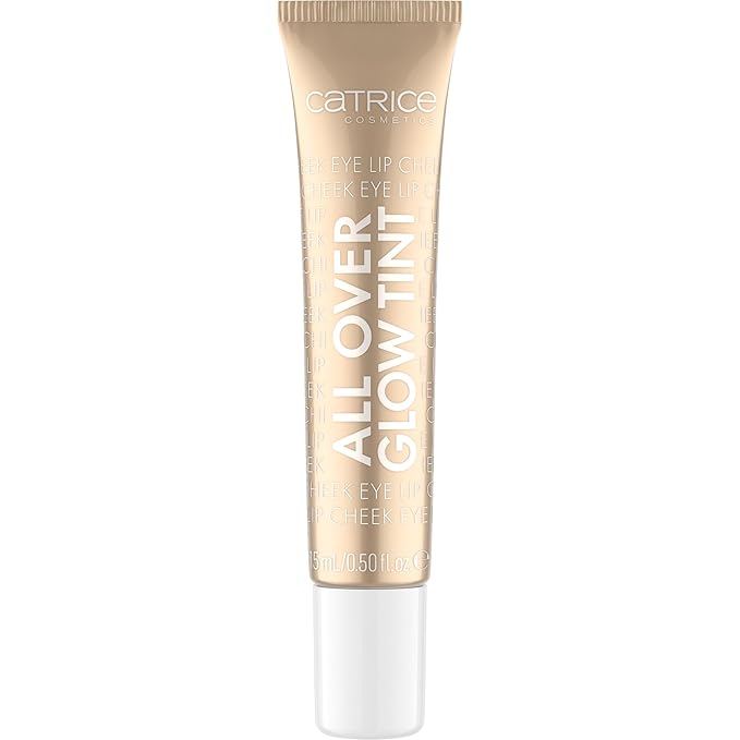 Catrice | All Over Glow Tint | Multi-Use Liquid Highlighter | Face & Body | Vitamin C, Niacinamide, Squalene & Panthenol | Long-lasting & Lightweight | Vegan & Cruelty Free (010 | Beaming Diamond)-Velvo Beauty