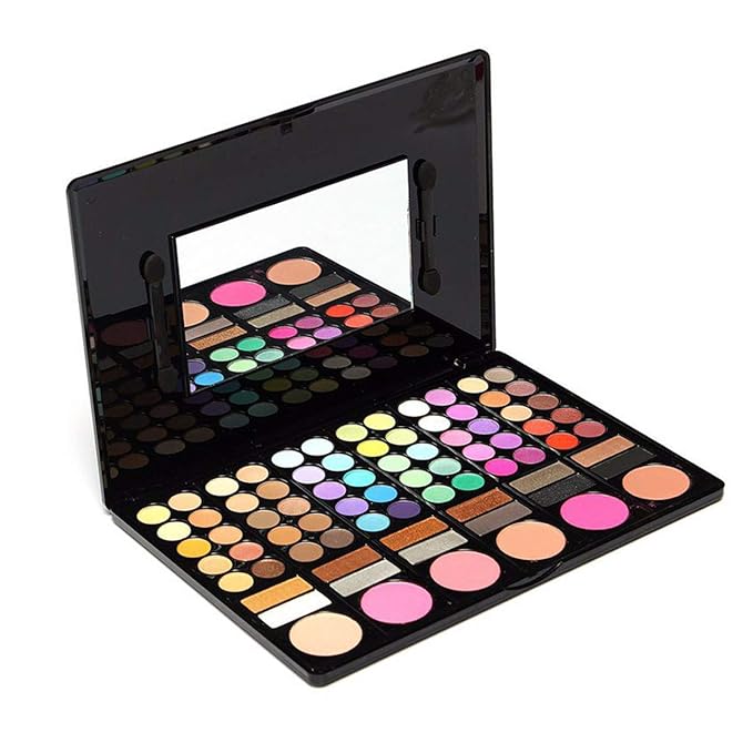 Pro Makeup Gift Set All In One Makeup Palette Cosmetic Contouring Kit 78 Colors Eyeshadow Palette with Blush, Face Powder and Lip Gloss #1 - Ideal Gift for Holiday-Velvo Beauty