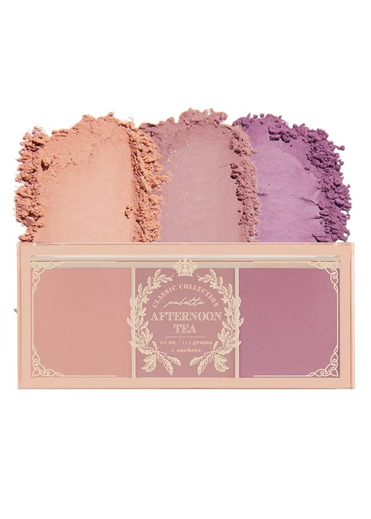 I'm Meme Palette - Afternoon Tea Blusher | Fruit Flavor for Cheek, Soft Pink, Peach, Lavender, 3 Shades Palette, Matte Powder Blush for Face & Cheeks, For All Skin Tones, 0.4oz-Velvo Beauty
