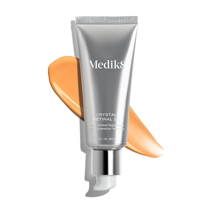 Medik8 Crystal Retinal 20 - Firming Skin Regenerating Retinaldehyde Serum - Night Serum with Hyaluronic Acid and Vitamin E - Gluten Free - 1 oz-Velvo Beauty