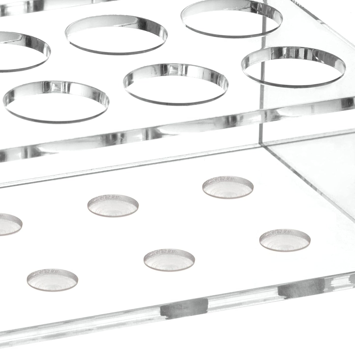 HBlife Acrylic Magnetic Dry Erase Marker Holder for Whiteboard, Wall Mount 10 Slots Magnet Pen Pencil Holder for Fridge Refrigerator, Locker Organizer Accessories for School Classroom Office, Clear-Velvo Beauty