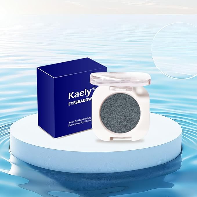 Dark Teal Green Single Shimmer Eyeshadow Makeup, Neutral Powde Eye Shadow for Women, Teal Green Glitter Singles Eyeshadow Palette Pigmented Waterproof, sombras para ojos, Girls Eyeshadows Gift-Velvo Beauty