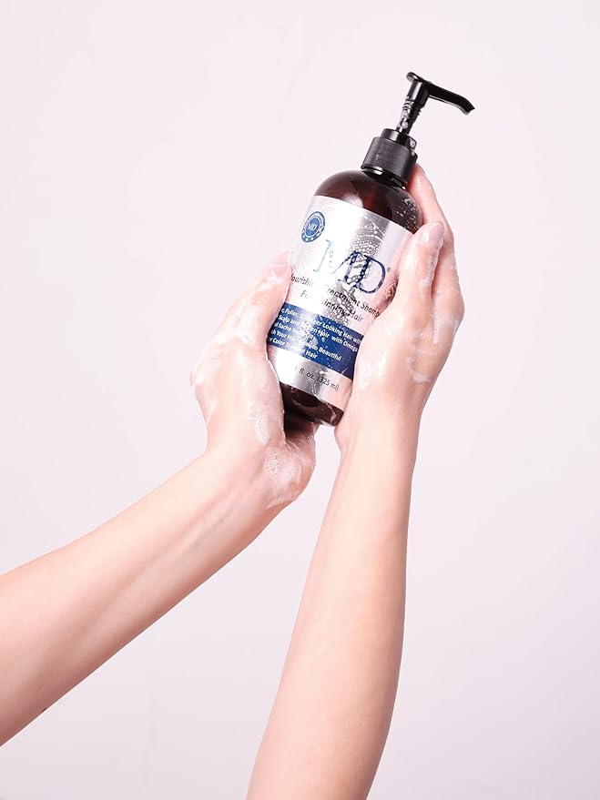 MD Revitalizing Shampoo for Men & Women – Sulphate-Free Hair Thinning Shampoo with Aloe Vera, Chamomile – Hair Loss, Regrowth Anti Thinning Shampoo for All Hair Types-Velvo Beauty